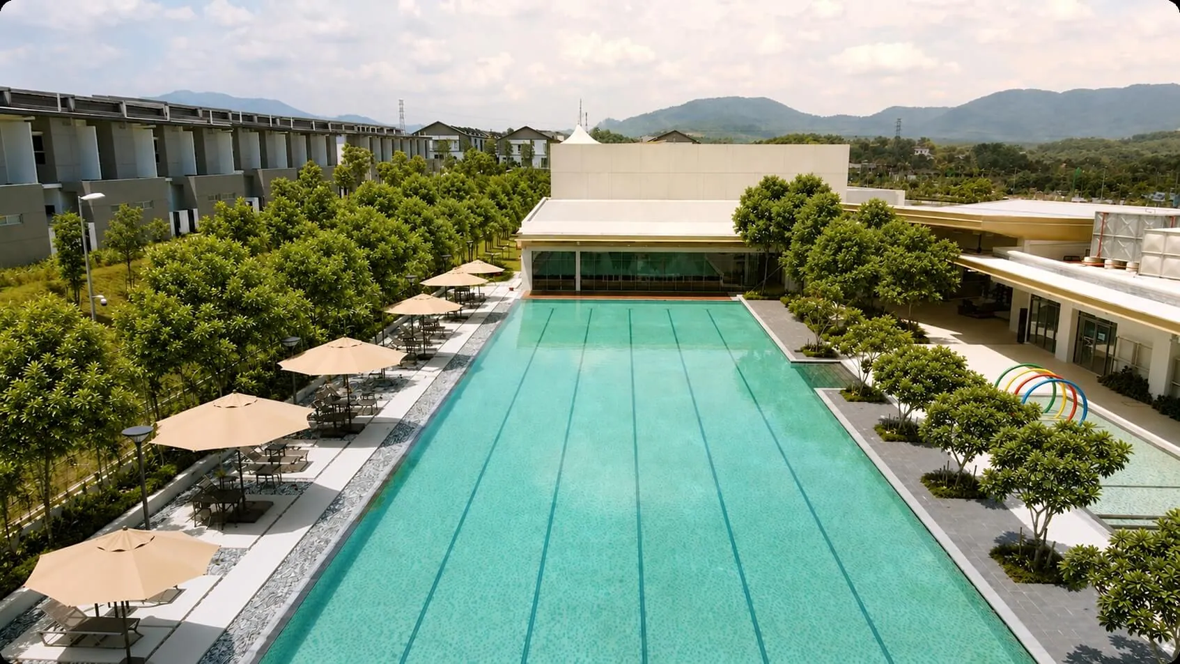Residents Clubhouse aerial view